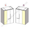 Szynaka IKAR 05 Шкаф-гардероб - два варианта сборки